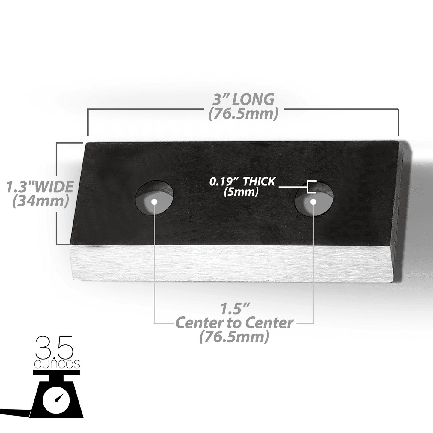 GreatCircleUSA Wood Chipper/Shredder Replacement Blades - For our 3-in-1 Wood Chipper (LCE01) Replacement Blades