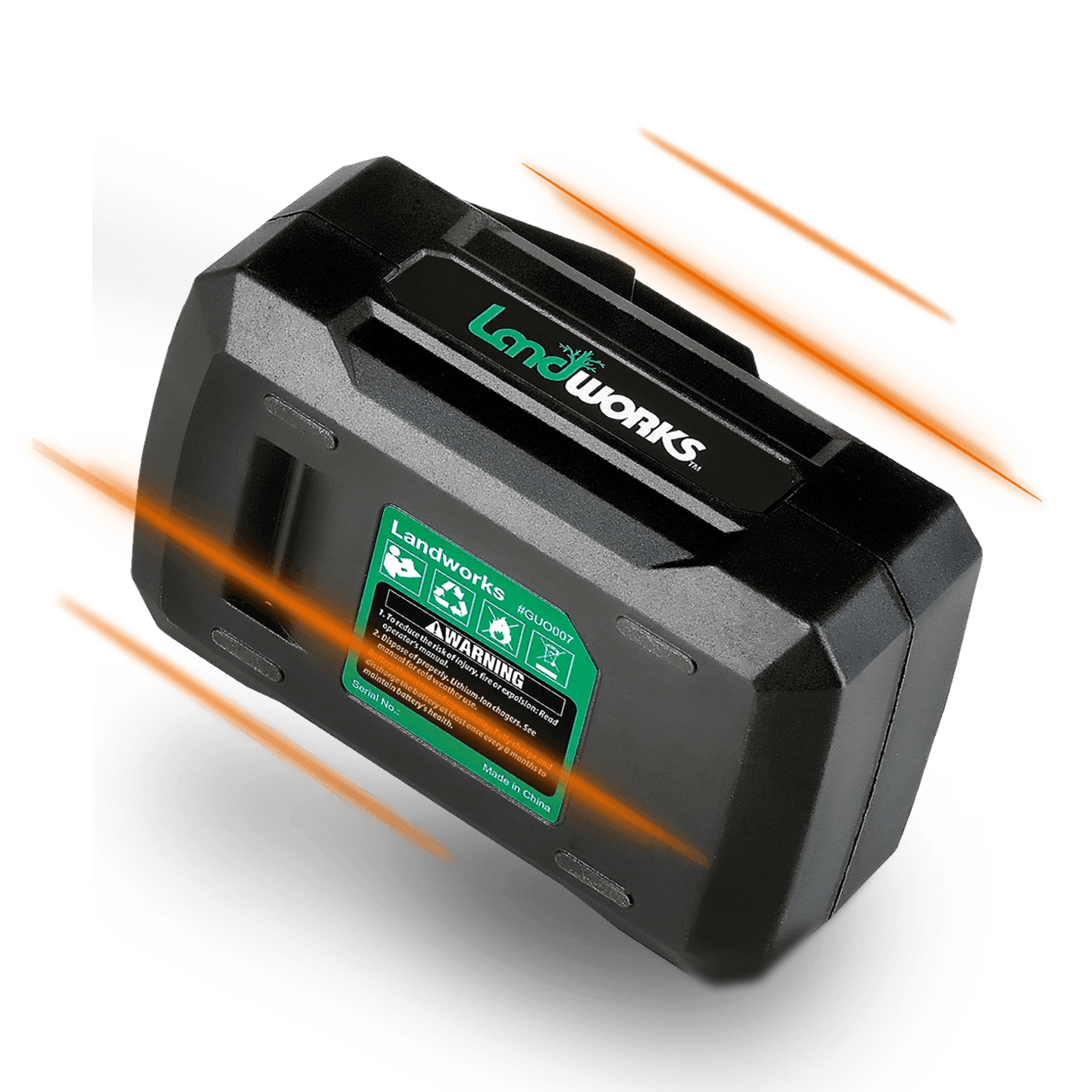 Landworks Rechargeable Lithium-Ion 48V 2Ah Battery - For Utility Wagon, Wheelbarrow, & Augers 48V Battery