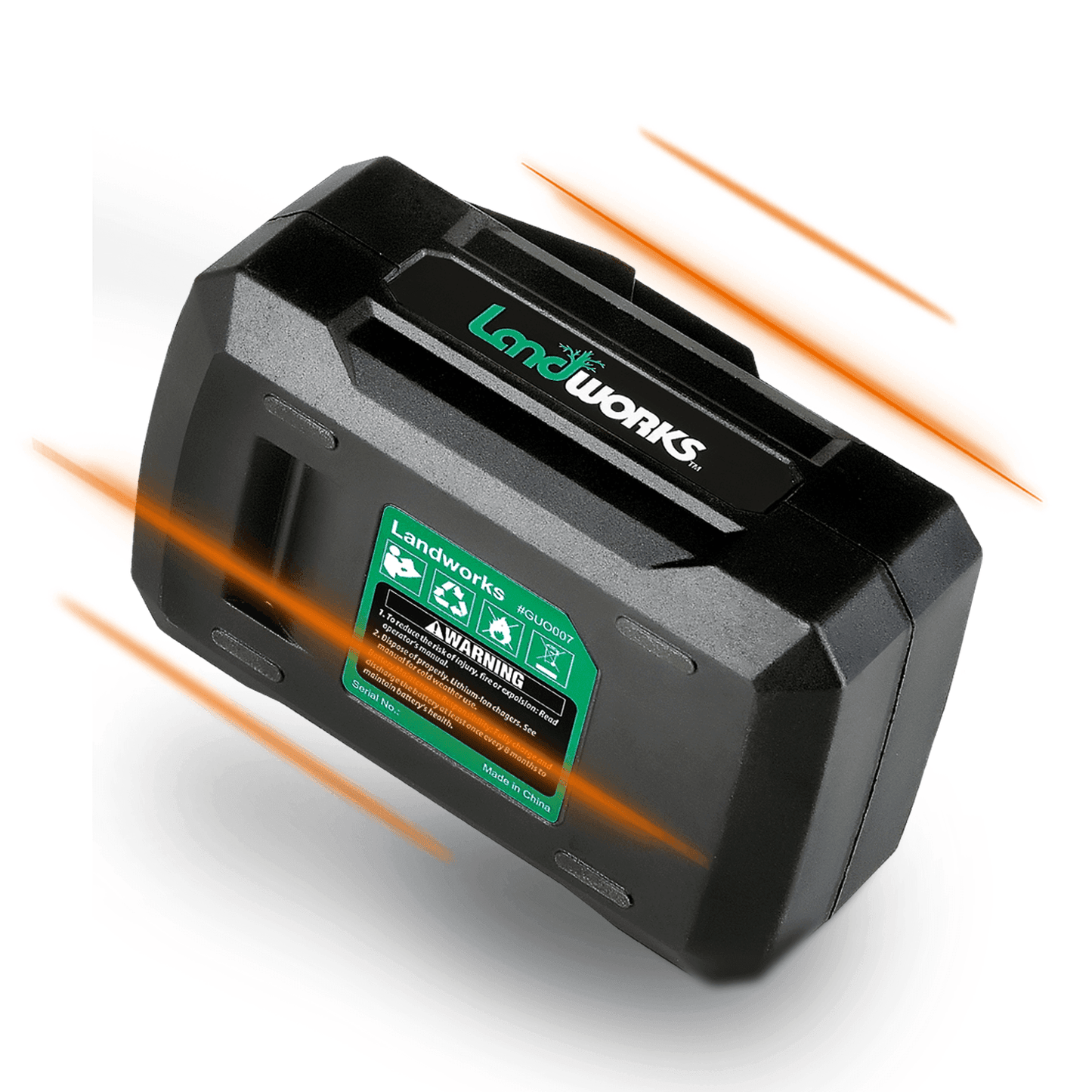 Landworks Rechargeable Lithium-Ion 48V 2Ah Battery - For Utility Wagon, Wheelbarrow, & Augers 48V Battery