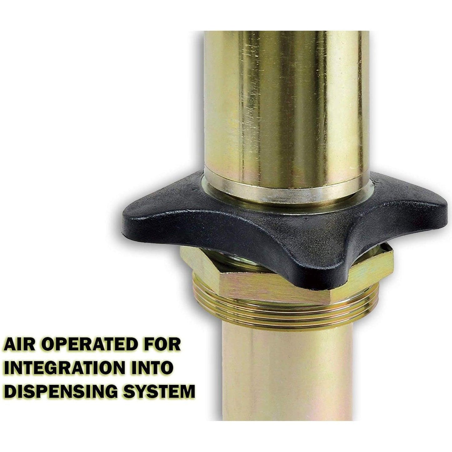 Lubeworks Air-Powered Oil Transfer Drum Pump - 3:1, 7.4GPM, 1/4" NPT Air Inlet, 3/4" NPT Male Oil Outlet Oil Pump