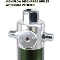 Lubeworks Air-Powered Oil Transfer Drum Pump - 3:1, 7.4GPM, 1/4" NPT Air Inlet, 3/4" NPT Male Oil Outlet Oil Pump