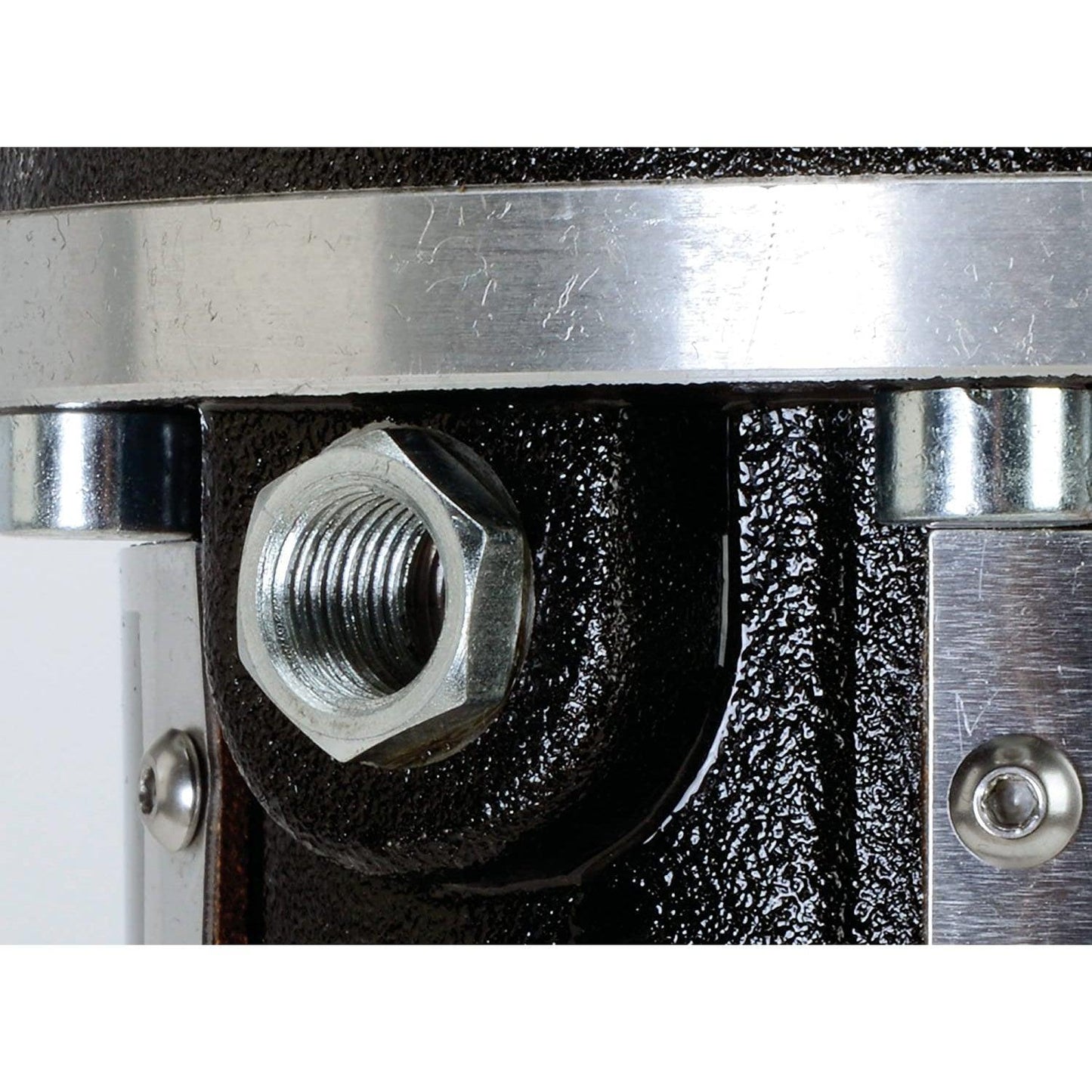 Lubeworks Air-Powered Oil Transfer Drum Pump - 5:1, 10.6GPM, 1/4" NPT Air Inlet, 3/4" NPT Male Oil Outlet Oil Pump