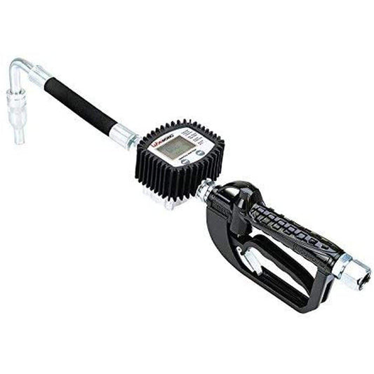 Lubeworks Digital Oil Gun - 10GPM, 1/2" NPT Inlet, Flexible Nozzle & Locking Trigger Oil Gun