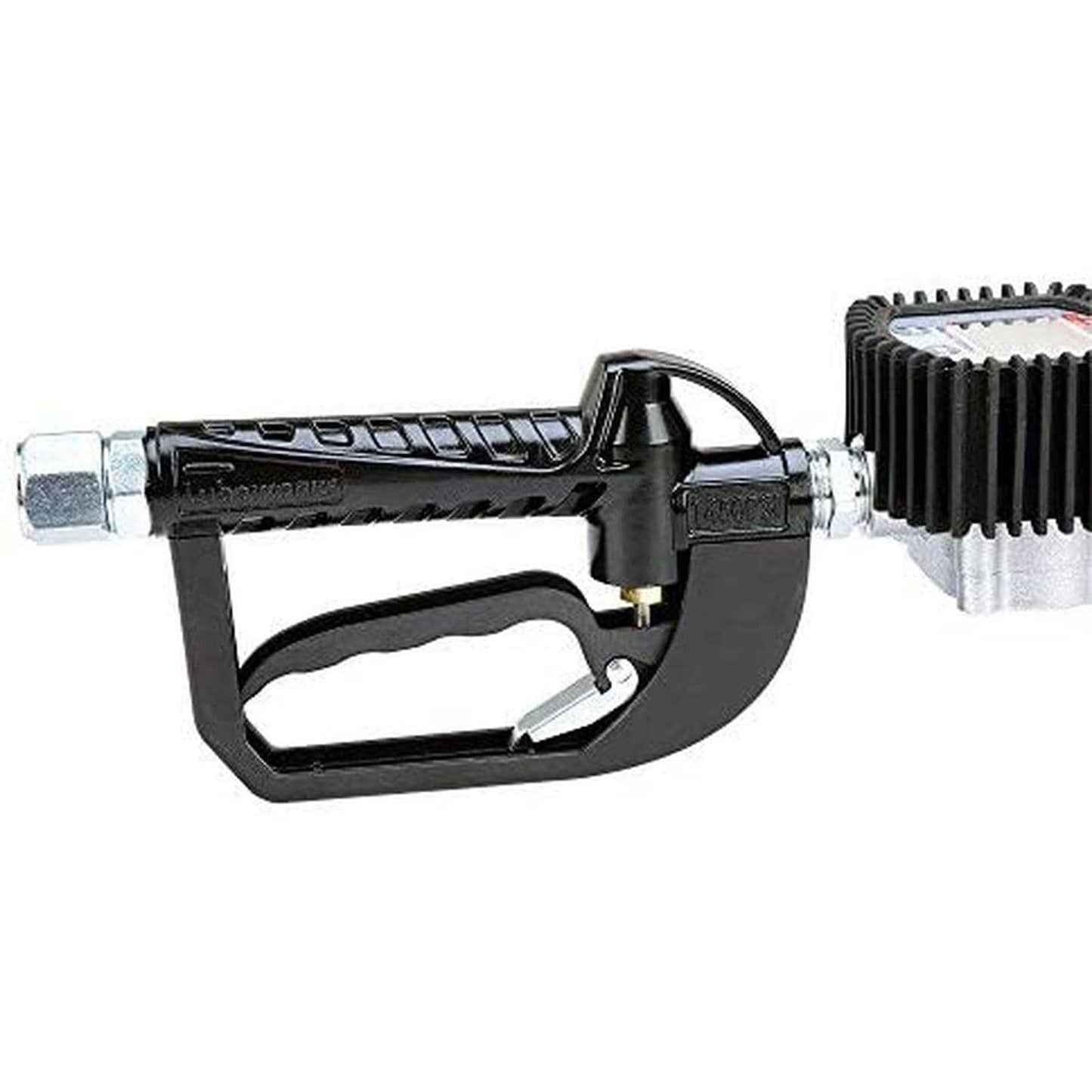 Lubeworks Digital Oil Gun - 10GPM, 1/2" NPT Inlet, Flexible Nozzle & Locking Trigger Oil Gun