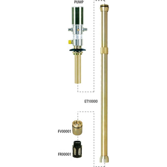 compare product Tubo de extensión Lubeworks - Conexión MNPT de 1 5/8