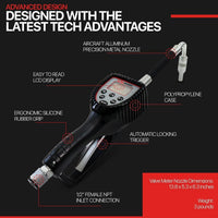 Lubeworks Oil Gun - 10GPM, 1/2" NPT Inlet, Flexible Nozzle & Locking Trigger Oil Gun
