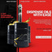 Lubeworks Oil Transfer Drum Pump Double Action 5:1 Fast Flow Rate 6.6GPM / 25LPM for SAE240 Oil/Fluids Oil Pump