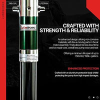 Lubeworks Oil Transfer Drum Pump Double Action 5:1 Fast Flow Rate 6.6GPM / 25LPM for SAE240 Oil/Fluids Oil Pump
