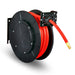 ReelWorks Industrial Retractable Air Hose Reel - 3/8" x  50'FT, 1/4" NPT Connections, Single Arm Air Hose Reel