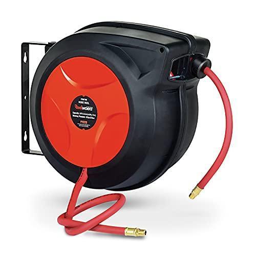 ReelWorks RE564742 80 ft. Retractable Extension Cord Reel
