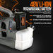 SuperHandy Electric 2-in-1 Leaf Blower & Disinfectant Fogger 48V 2Ah Cordless Battery System (Orange) Fogger