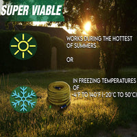 SuperHandy Garden Water Lead-In Hose - 5/8"  x  3' Ft,  3/4" Threaded Fittings Water Hose