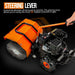 SuperHandy Heavy Duty Power Sweeper - 7HP Gas Engine, 23.5" Broom, For Dirt, Debris, & Snow Power Sweeper