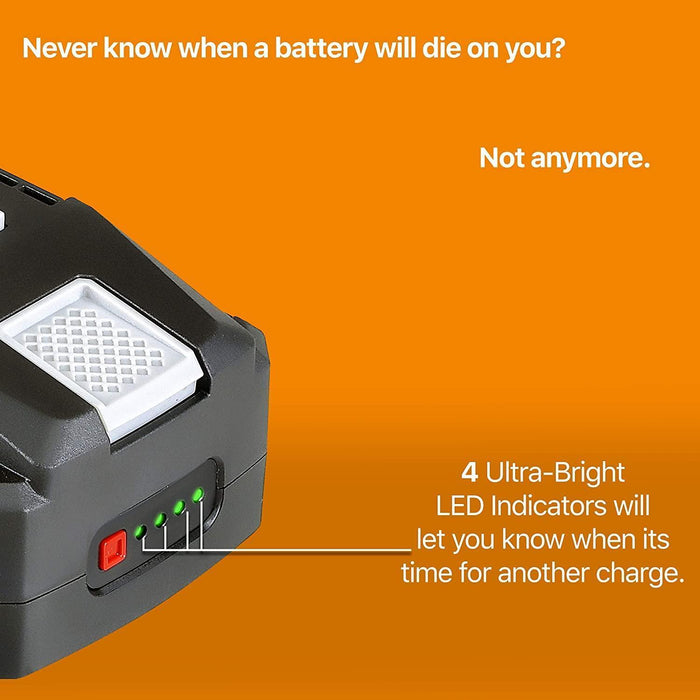 SuperHandy Rechargeable Lithium-Ion 48V 2Ah Battery - for Mobility Scooter, Utility Wagon, & Wheelbarrow