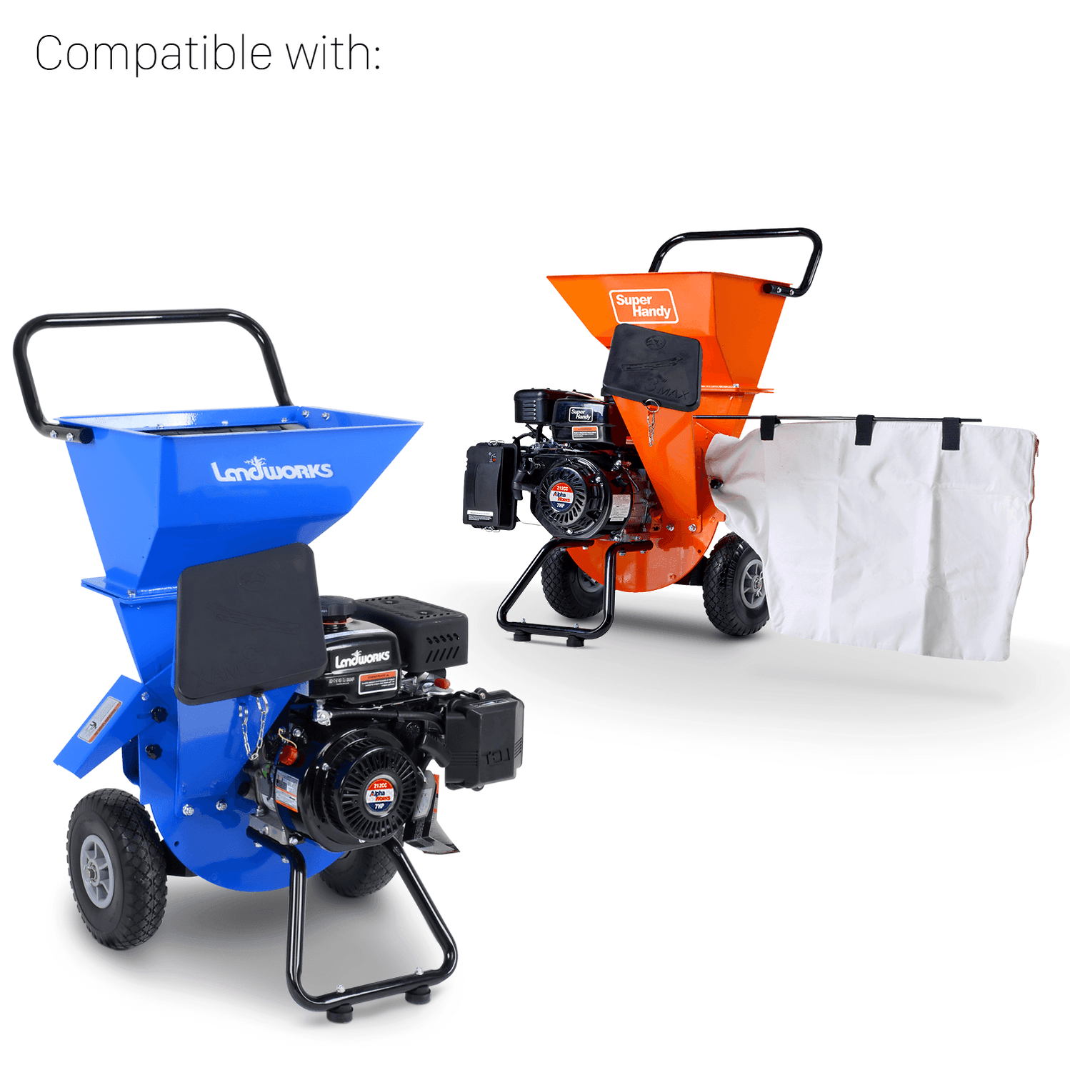 SuperHandy Replacement Wood Chipper Blades For 3in1 Wood Chippers