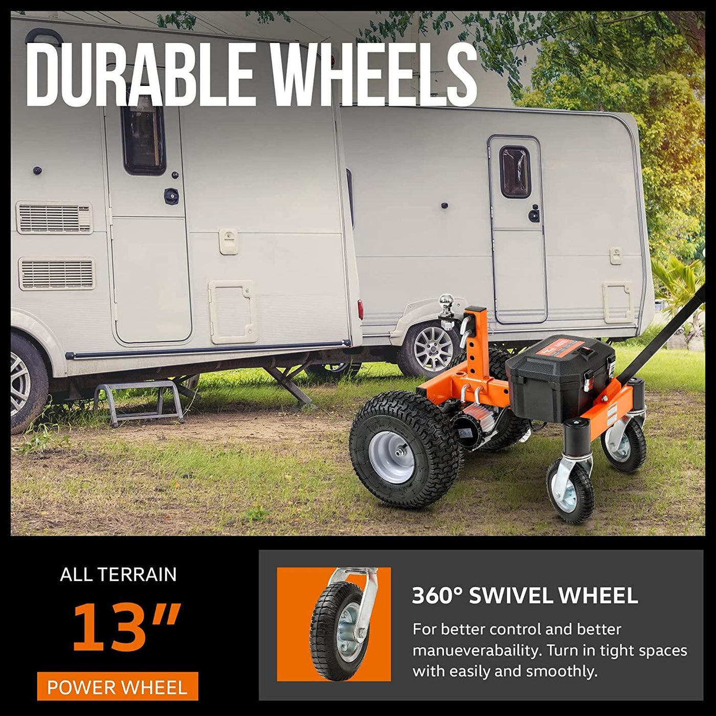 SuperHandy Electric Trailer Dolly / Valet - 3,600 lbs Towing Capacity ...