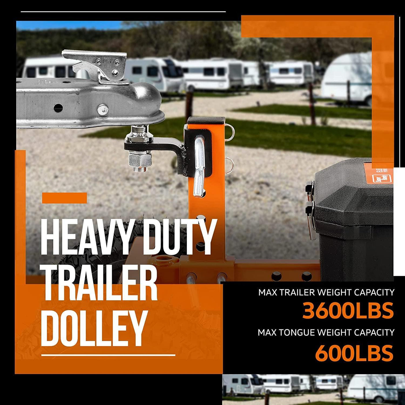 SuperHandy Electric Trailer Dolly / Valet 3,600 lbs Towing Capacity