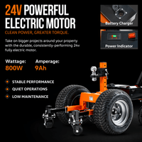 SuperHandy Super Duty Trailer Dolly - 7,500 lbs Towing Capacity & 1,100 lbs Tongue Weight, Self-Propelled for Trailers, Boats, Campers Trailer Dolly