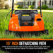 SuperHandy Walk-Behind Electric Scarifier & Dethatcher - For Lawn Aeration & Dethatching 120V Corded (Orange) Scarifier & Dethatcher