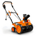 SuperHandy Walk-Behind Electric Snow Thrower - Led Headlights & Adjustable Exit Chute 120V Corded (Orange) Snow Thrower
